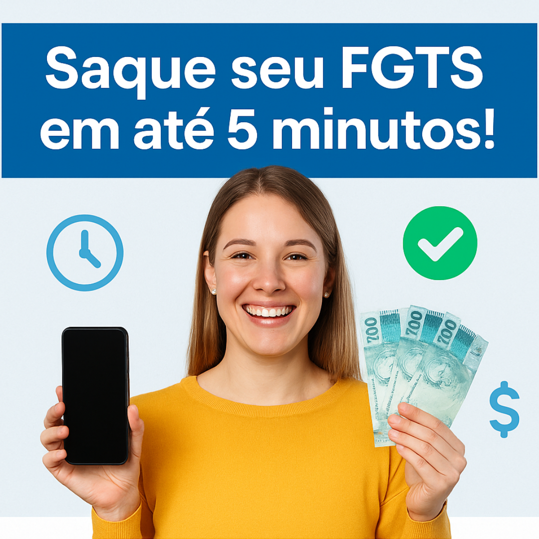 Saque Rápido do FGTS: Dinheiro na Conta em até 5 Minutos!